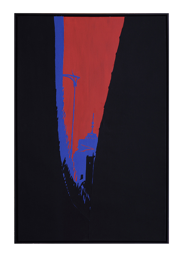 城市之光 City Lights 70x100cm 综合材料 Composite material