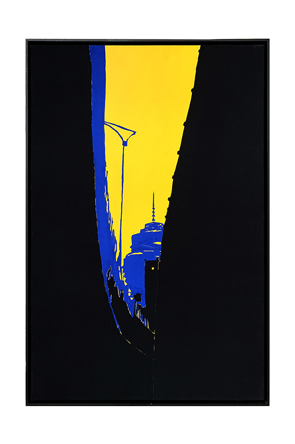 城市之光 City Lights 70x100cm 综合材料 Composite material